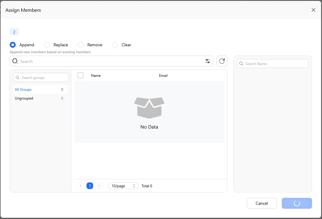 How to assign browsers to members