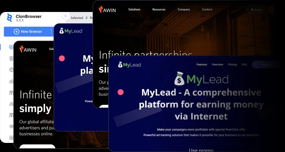 ClonBrowser x MyLead
