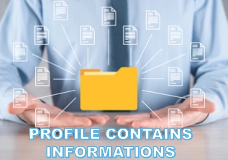 profile contains many informations