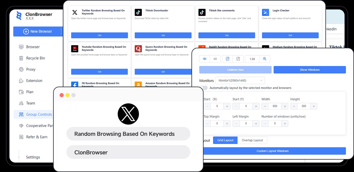 RPA & Group Control Tools
