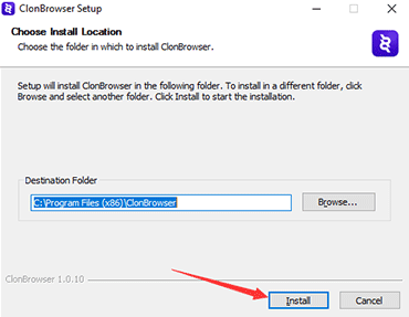 choose installation location