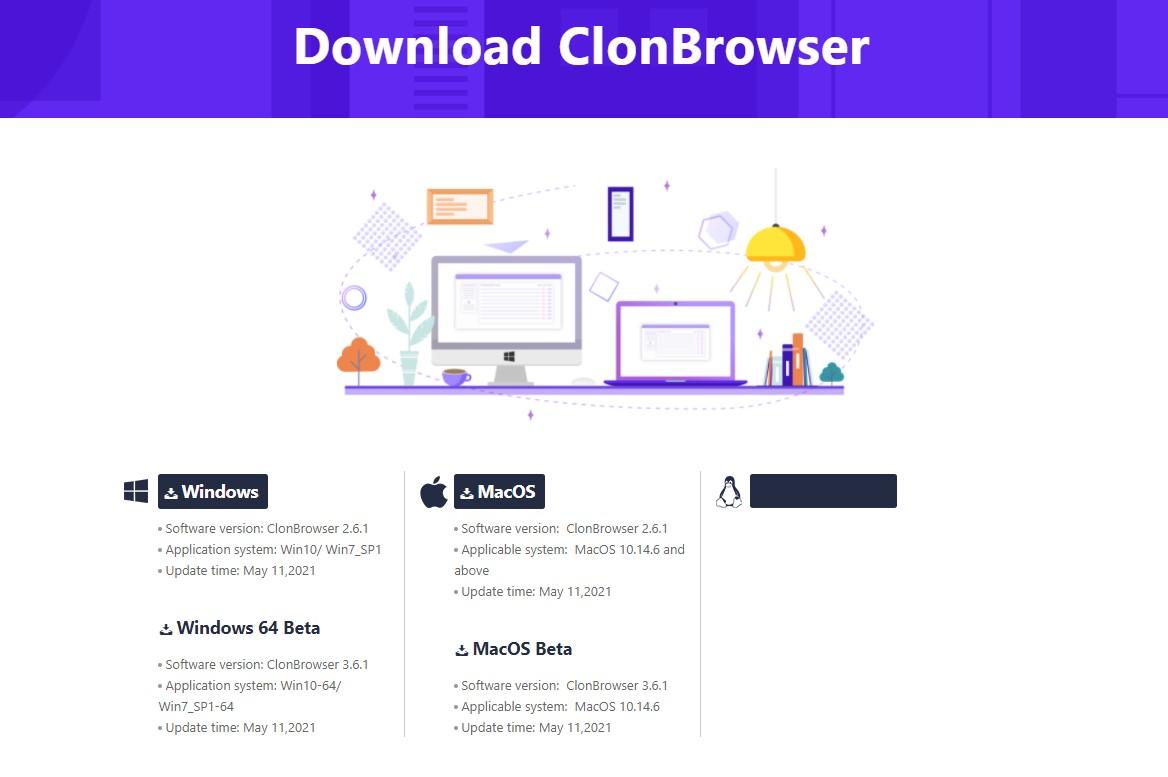 clonbrowser download page