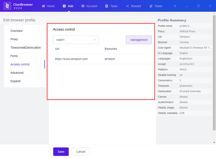 ClonBrowser如何限制网页访问 ClonBrowser如何限制网页访问