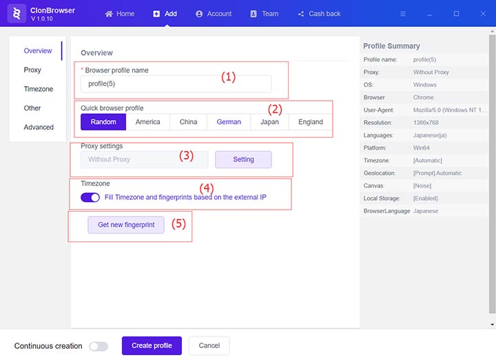 browser overview