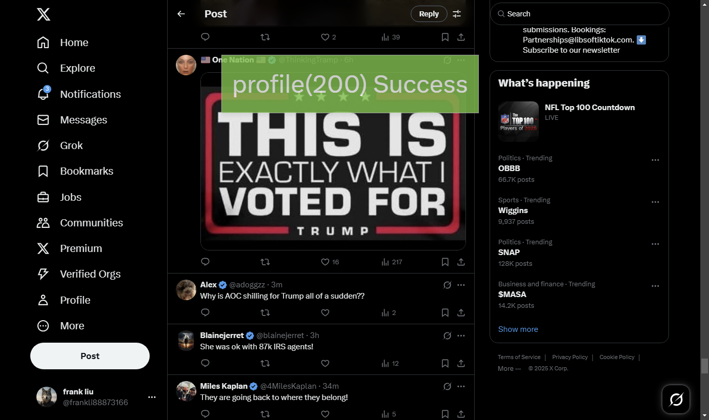 result screenshot